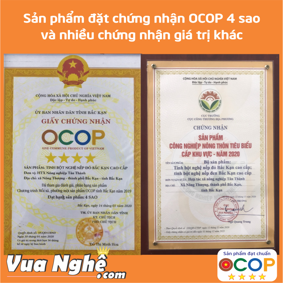 Tinh bột nghệ đen nguyên chất - 100g