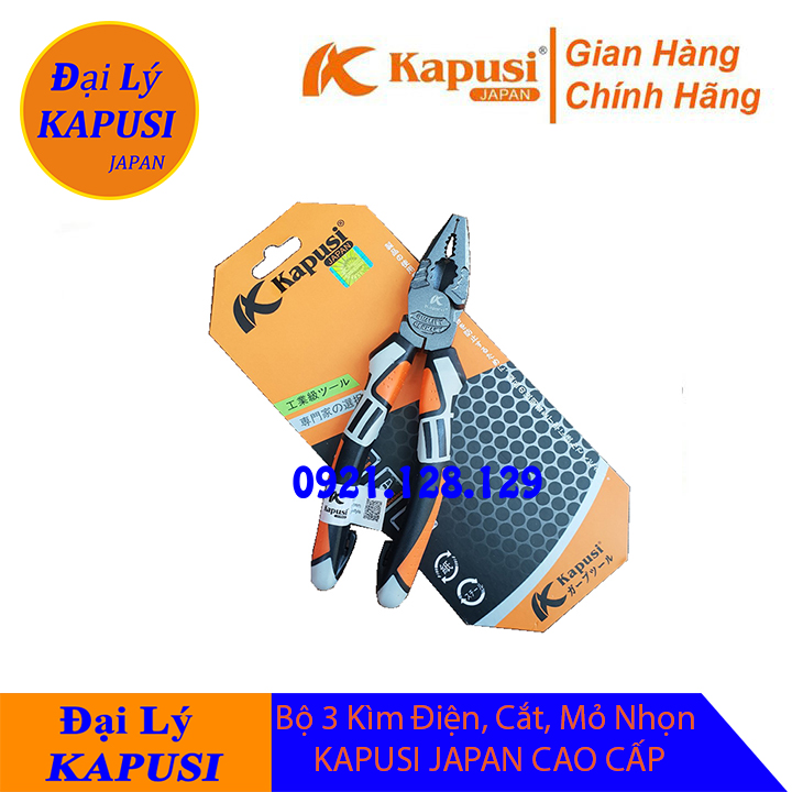 Kìm điện, kềm điện 8 icnh kapusi japan cao cấp