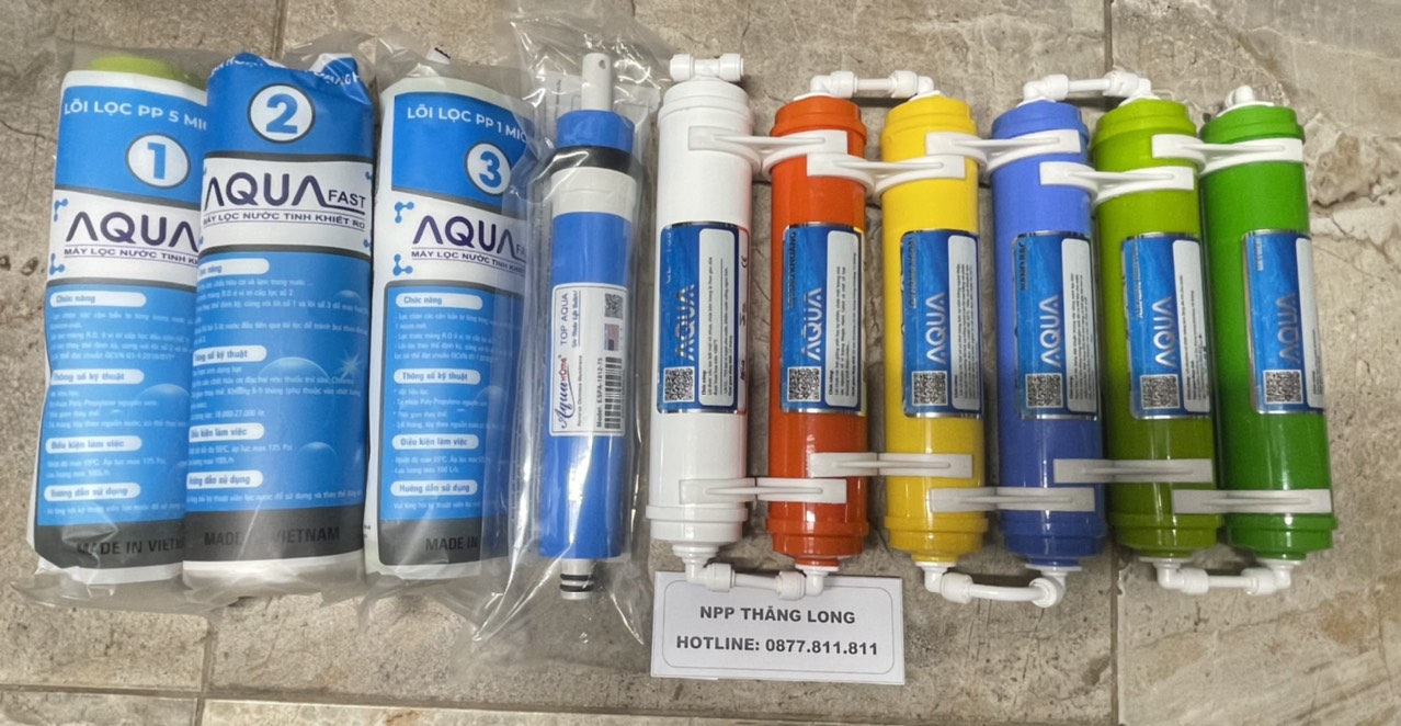 COMBO 5 lõi lọc nước số 1 AQUA