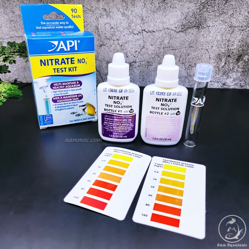 API - Nitrate (NO3) Test Kit | Bộ Test Nitrat NO3 Cho Hồ Cá Nước Mặn và Nước Ngọt