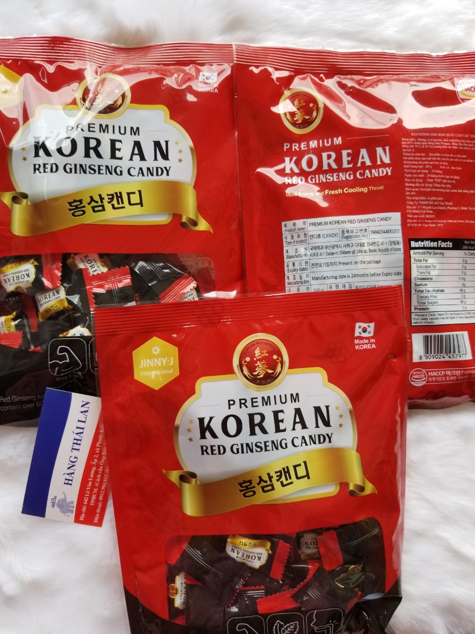 Kẹo Hồng Sâm Hàn Quốc cao cấp 200g- Kẹo sâm