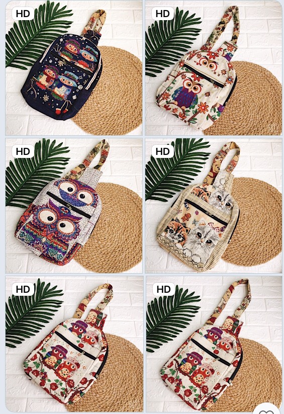 [HCM]Túi đeo chéo thổ cẩm nam nữ