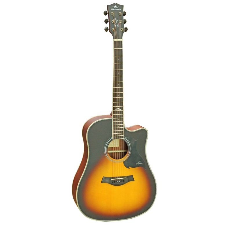 Đàn Guitar Acoustic Kepma D1C-SB Tặng bao +Capo +pic +ty chỉnh cần