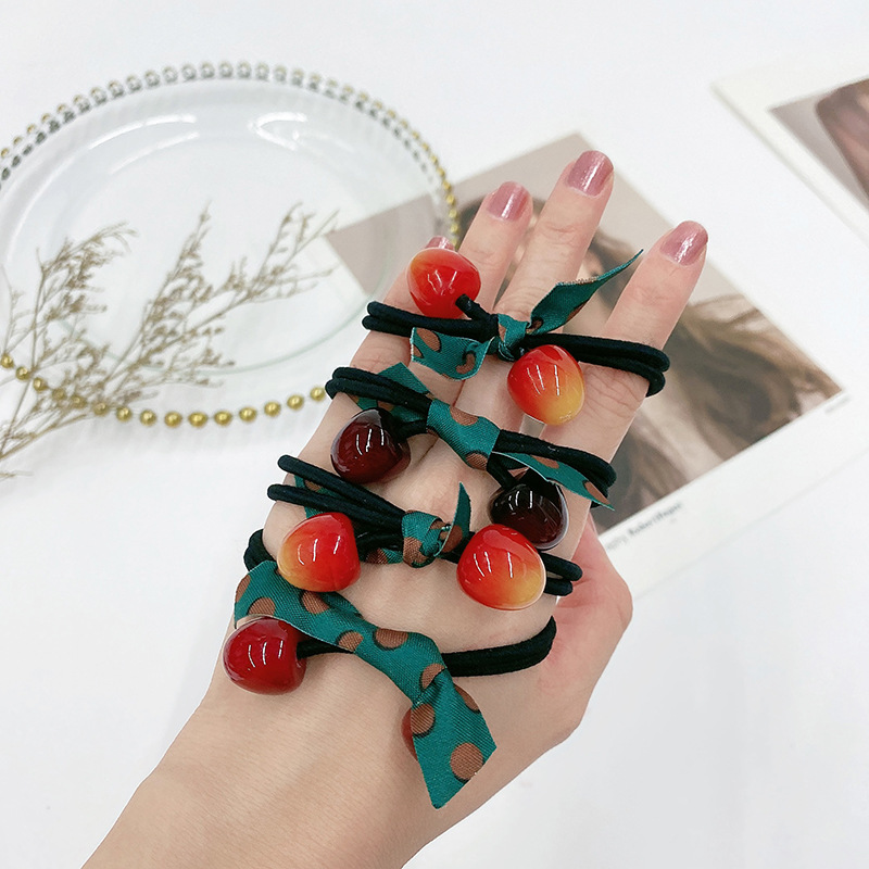 Combo 3 Dây Cột Tóc Chery Phong Cách Hàn Quốc Siêu Dễ Thương