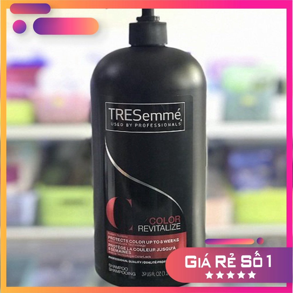 Chính hãng dầu gội tresemme color revitalize shampoo dành cho tóc nhuộm 1500ml - mỹ