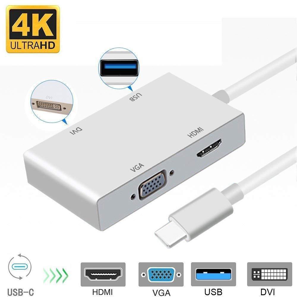 Cáp Chuyển Type-C ra HDMI VGA DVI USB 3.0