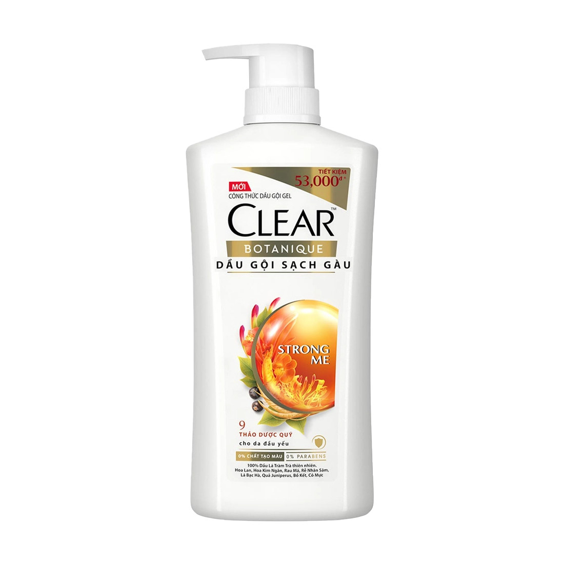 Dầu gội sạch gàu Clear Botanique 9 thảo dược quý