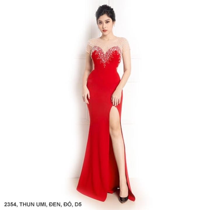 S,M,L,XL Đầm dạ hội cúp ngực đính hạt