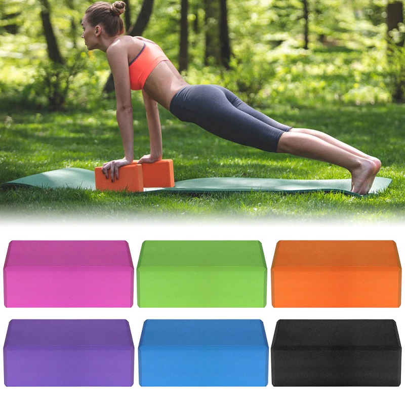 Gạch tập yoga cao cấp cỡ lớn (Tím)TPS