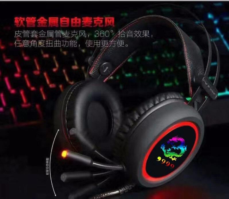 Tai Nghe game Dragon 9999 (Headphone Gaming) Có Led