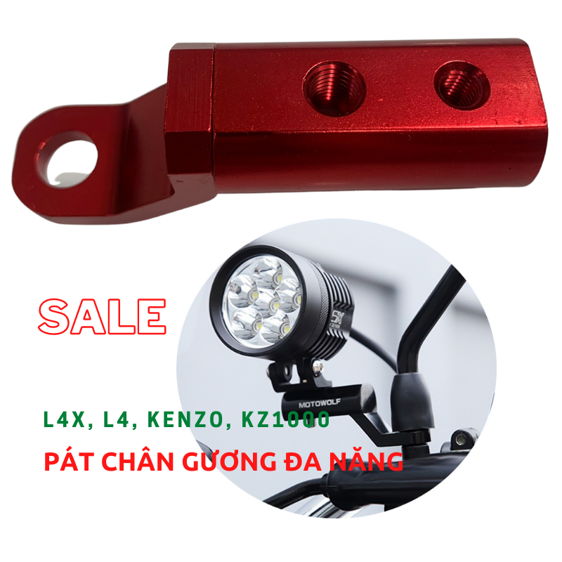 [HCM]Pat Gắn Đèn Trợ Sáng Chân Gương Nhỏ Gọn [ 1 Chiếc ]