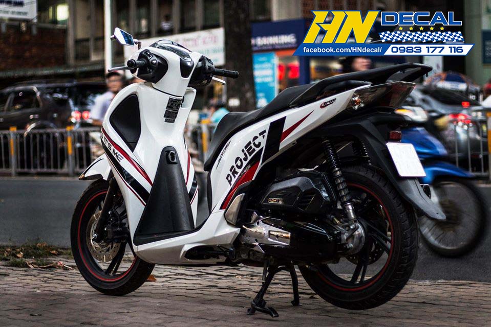 Tem trùm SH trắng chỉ đen đỏ project
