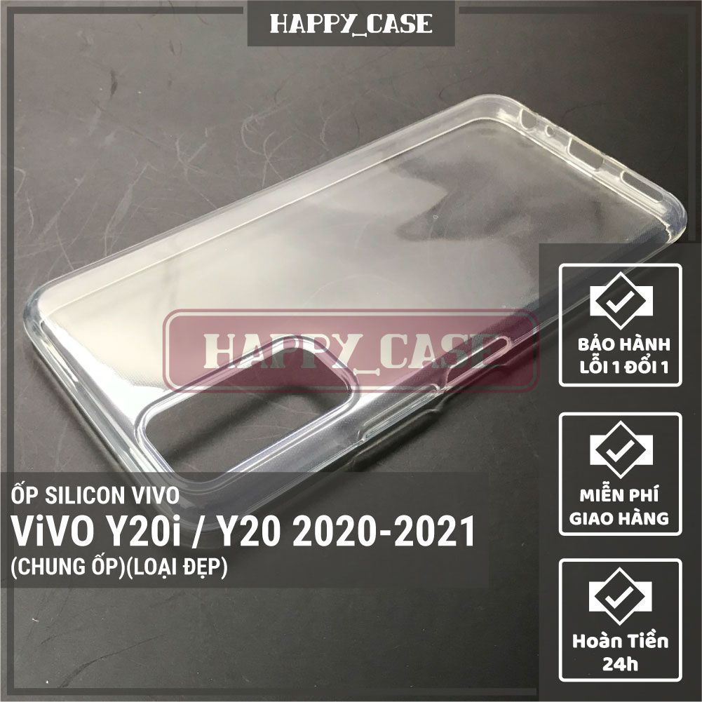 Ốp điện thoại vivo y20i / vivo y20 2020 / vivo y20 2021 thin transparent silicon