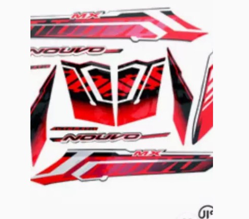 BỘ TEM XE NOUVO MX 2 MÀU ĐỎ