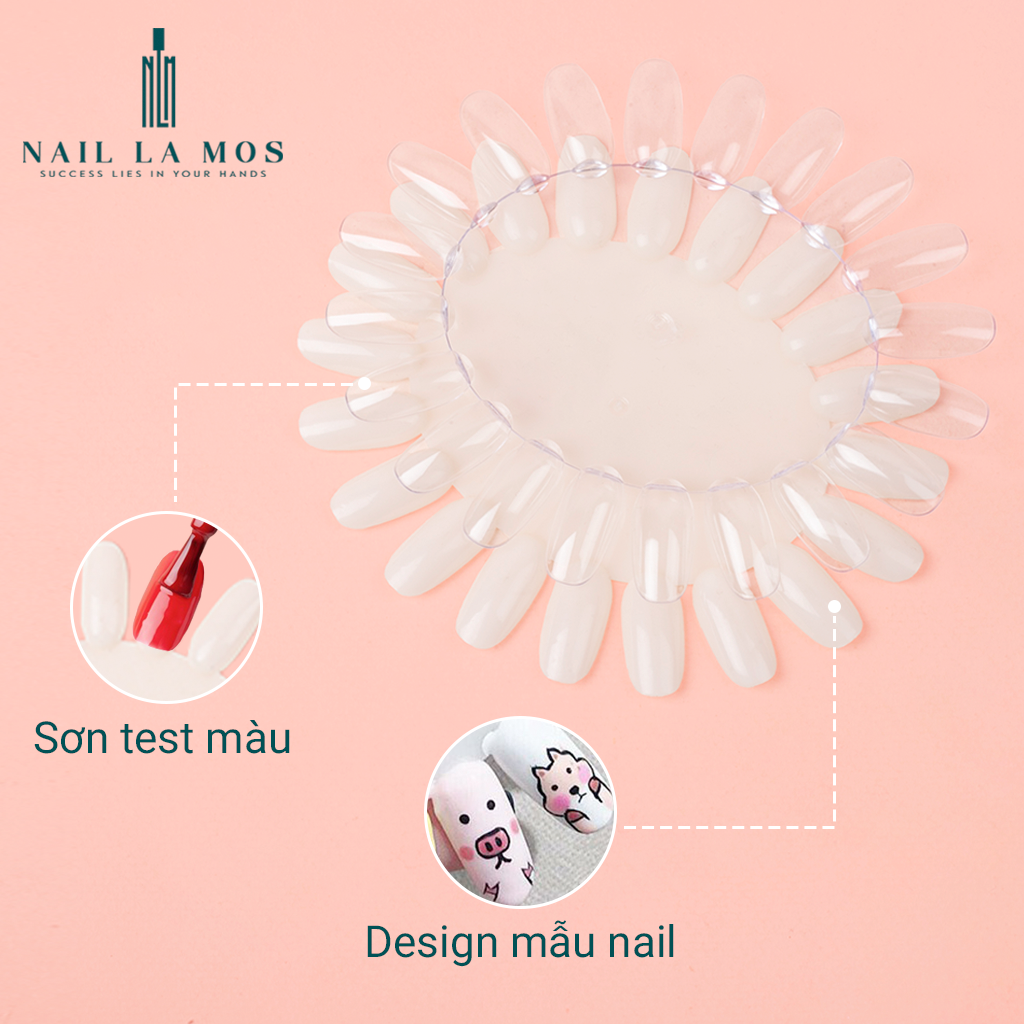 Móng mẫu tập vẽ vỉ tròn (1 bịch 10 vỉ 200 móng)