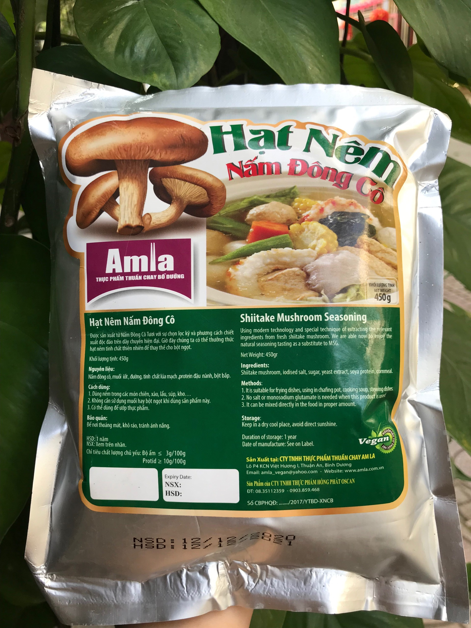 HẠT NÊM CHAY NẤM ĐÔNG CÔ AMLA