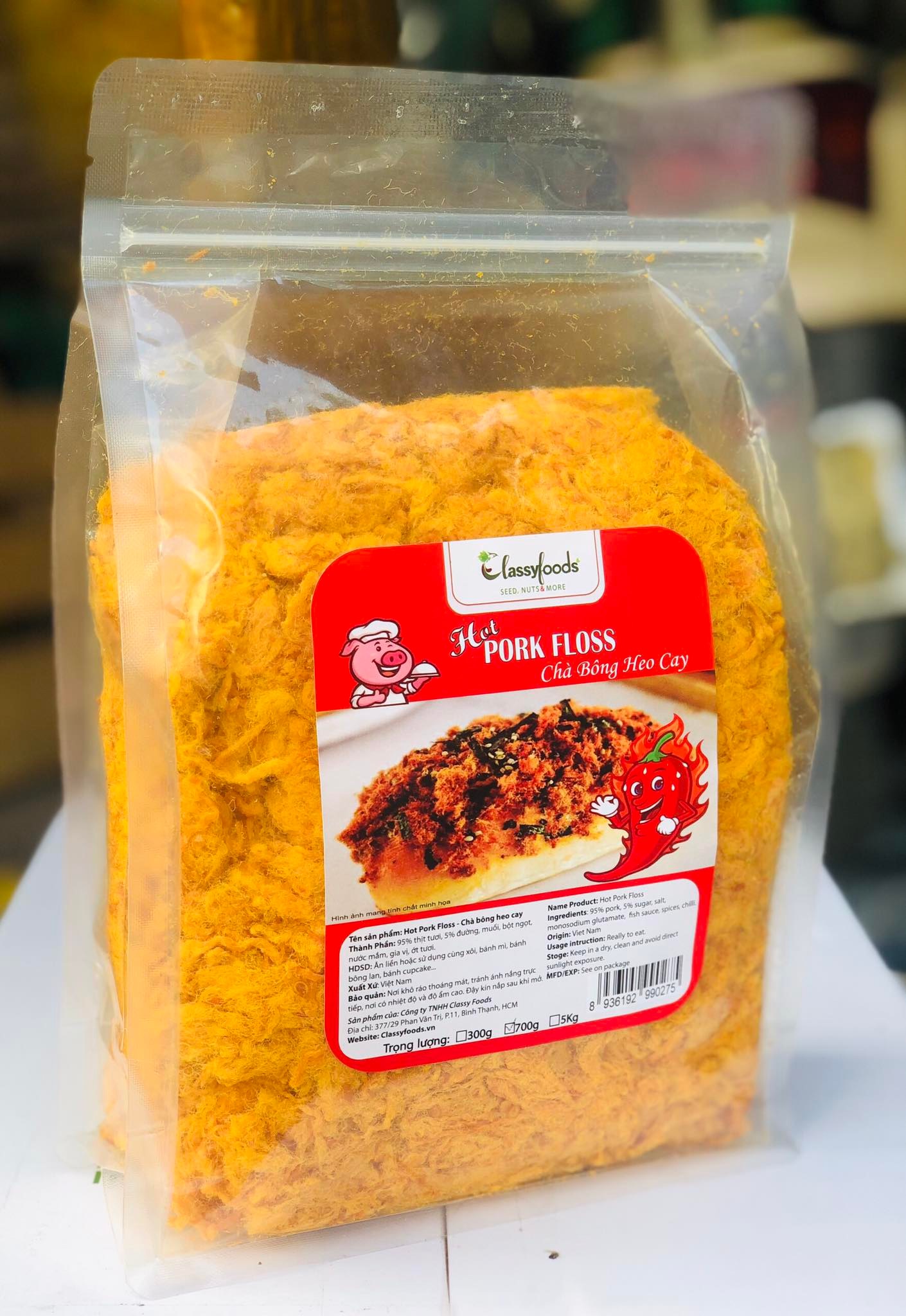 Chà bông heo cay classyfoods
