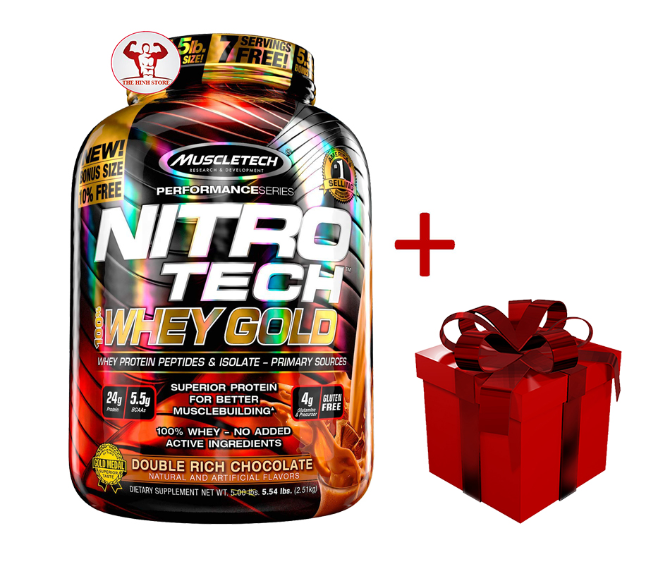 SỮA TĂNG CƠ MUSCLETECH NITRO TECH WHEY GOLD 5.5LBS (2.5KG)
