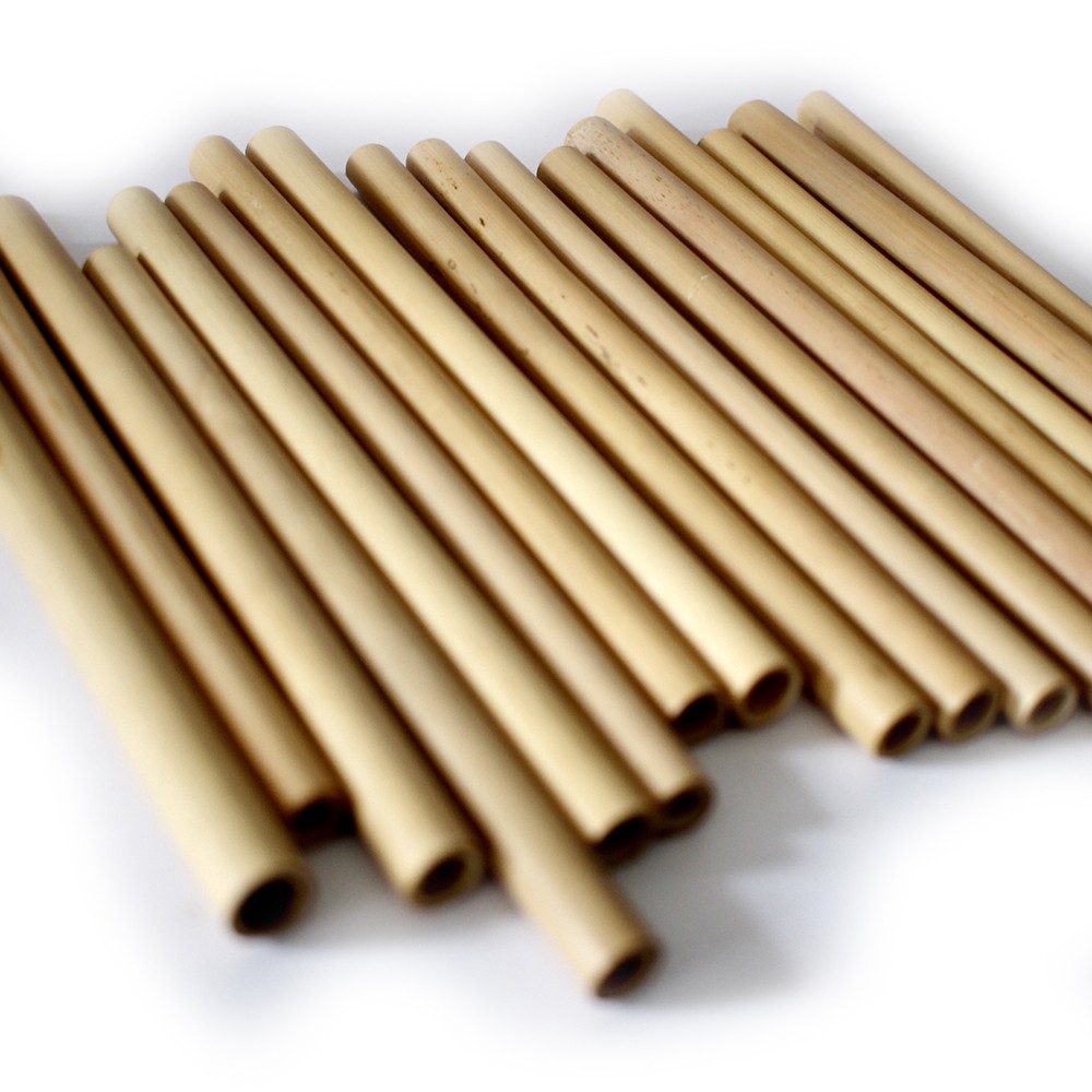 Natural bamboo straws (One4One)