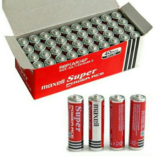 [HCM]Pin maxell AA hàng nhật (1vỉ 4viên)