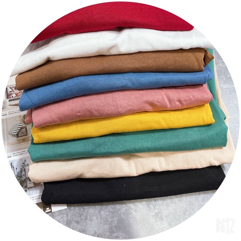 ÁO PHÔNG TRƠN UNISEX A-STUDIO 10 MÀU