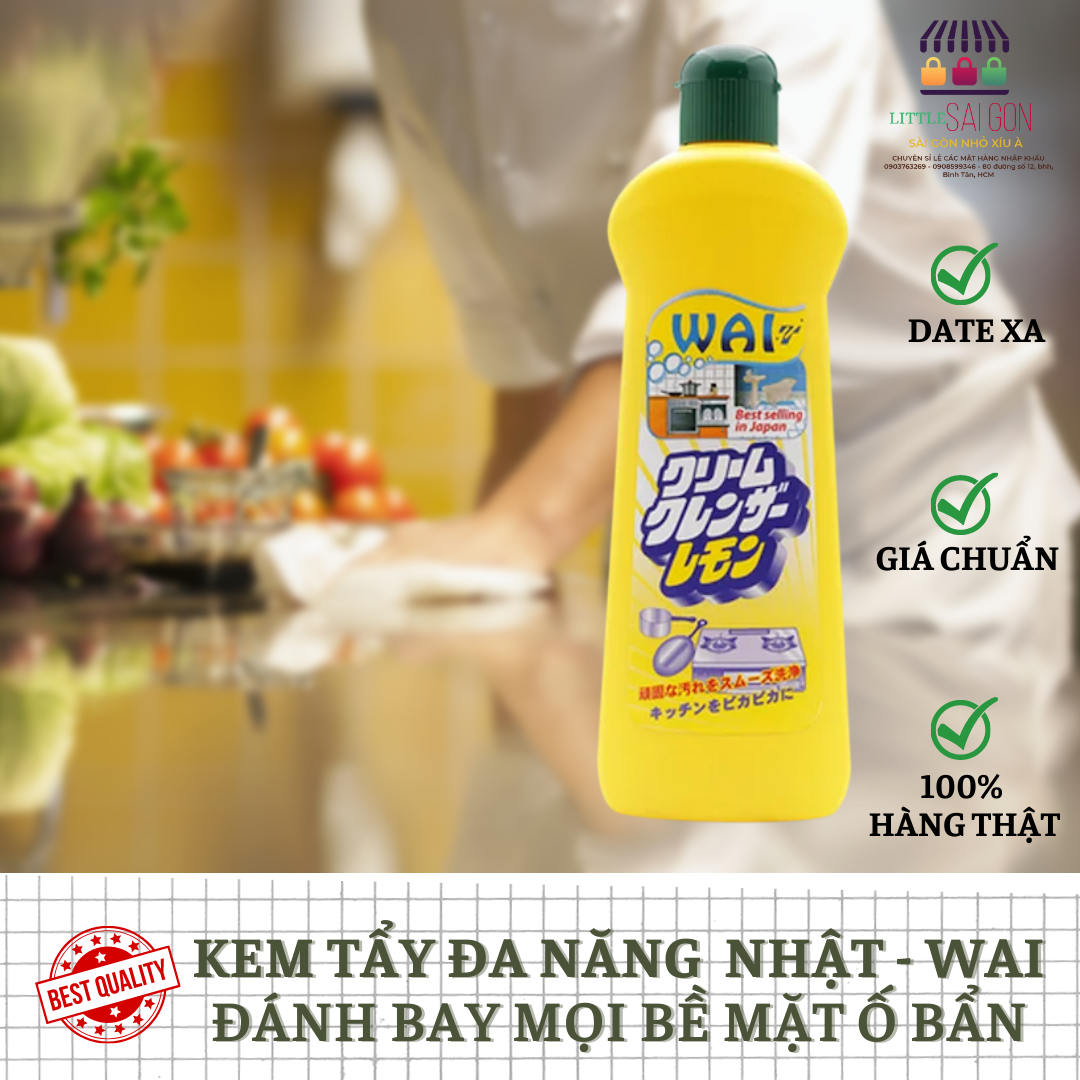 KEM TẨY ĐA NĂNG WAI – NHẬT