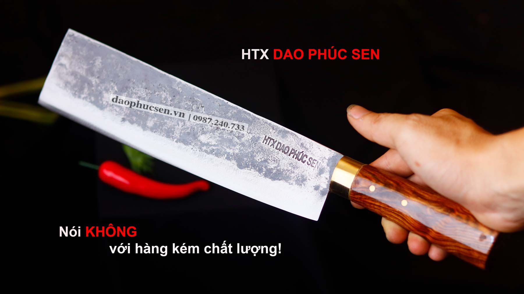Dao phúc sen dao tông chặt gà G07D