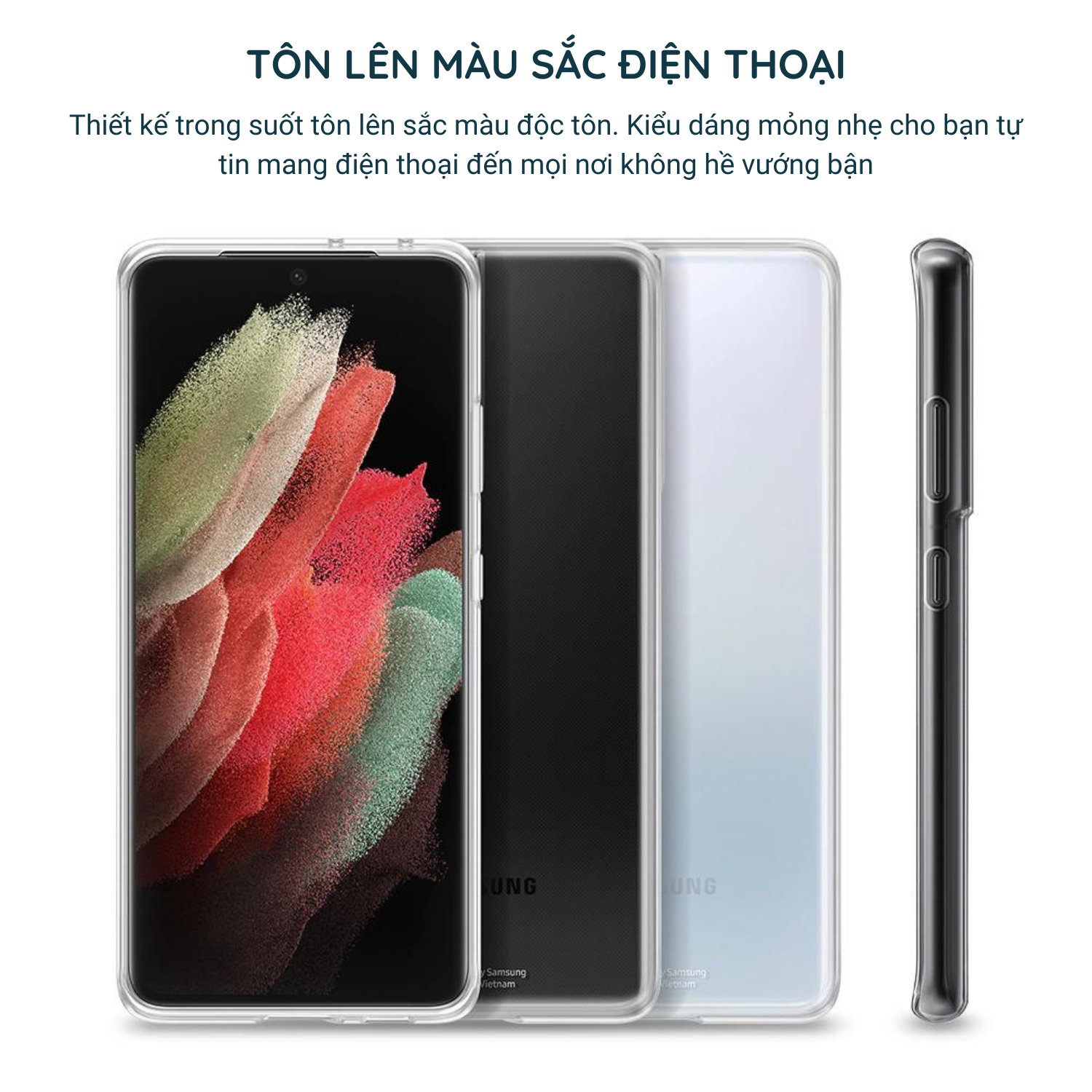 [Chính hãng] Ốp Clear Cover cho Galaxy S21 Ultra