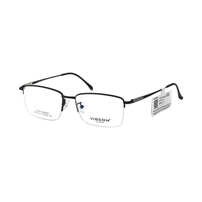 Giá bán Gọng kính chính hãng Vigcom VG1751 T1  thiết kế dễ đeo bảo vệ mắt