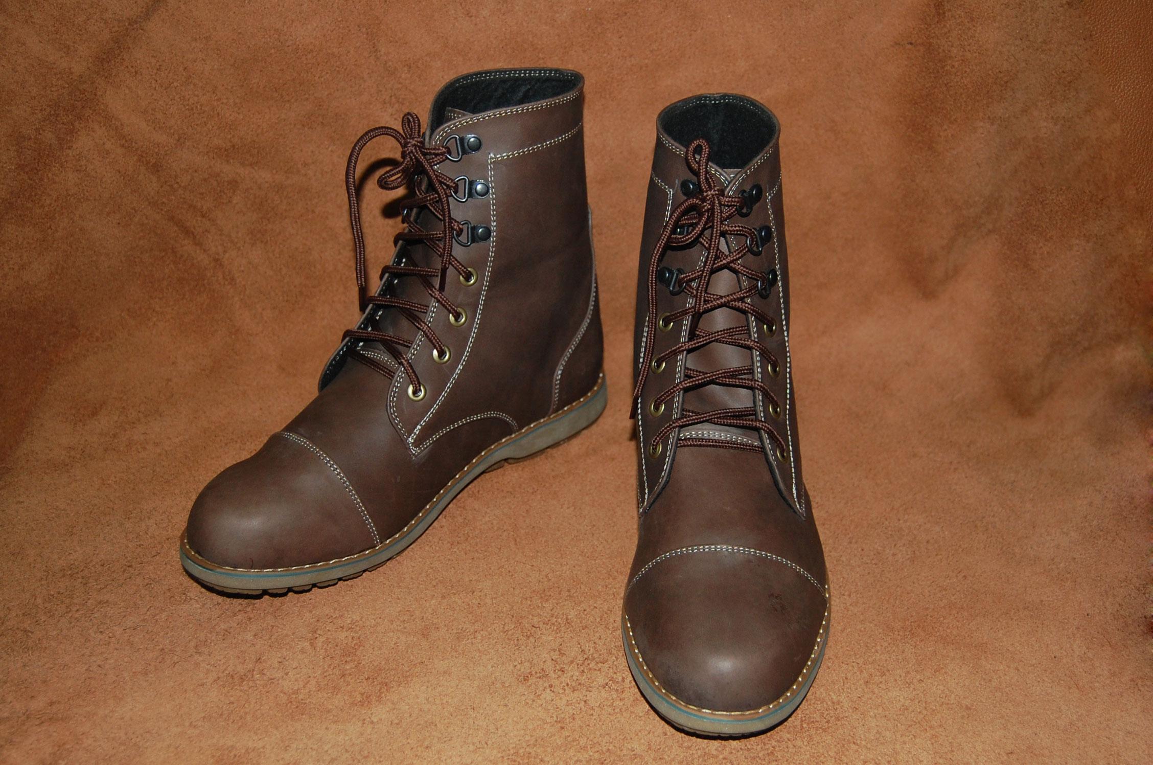 [HCM]Giày boot nam da bò thật. Bảo hành 12 tháng.MS: B132