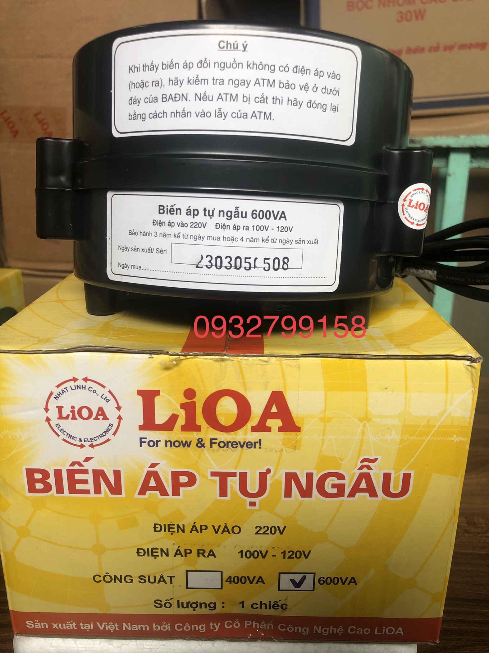 Biến ÁP LIOA 100V-120V