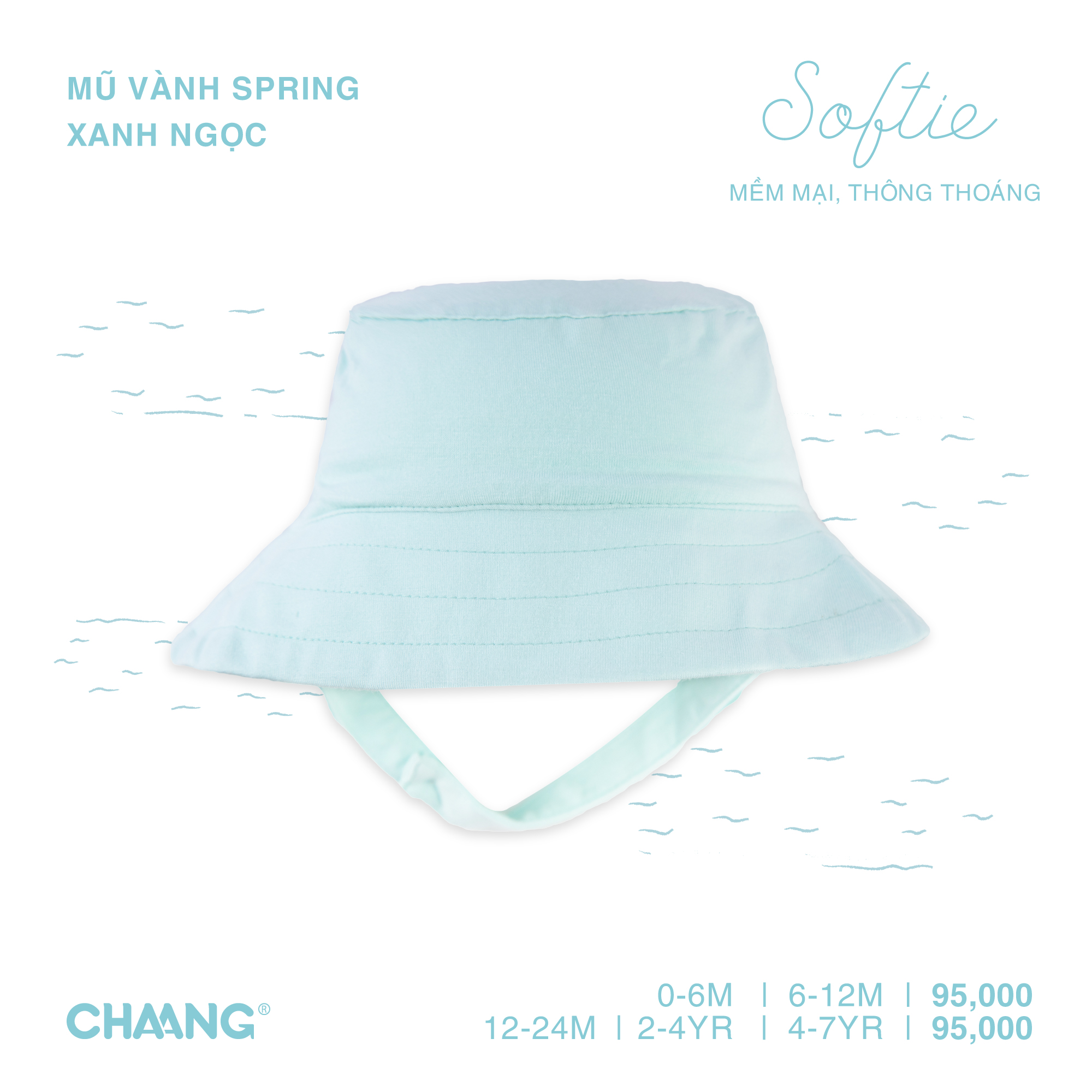 [CHAANG] Mũ vành cho bé trai Spring Chaang