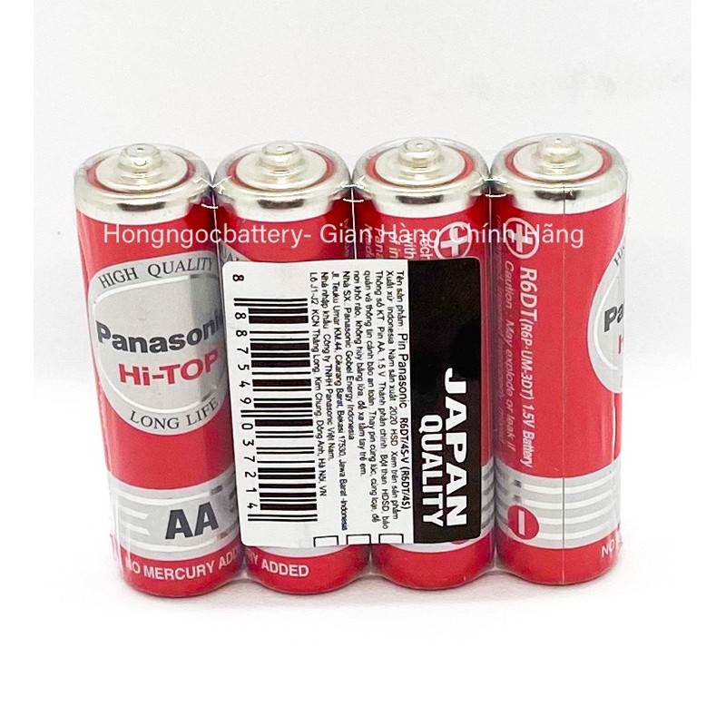 Pin Tiểu / Pin AA Panasonic 1,5 V Chính Hãng