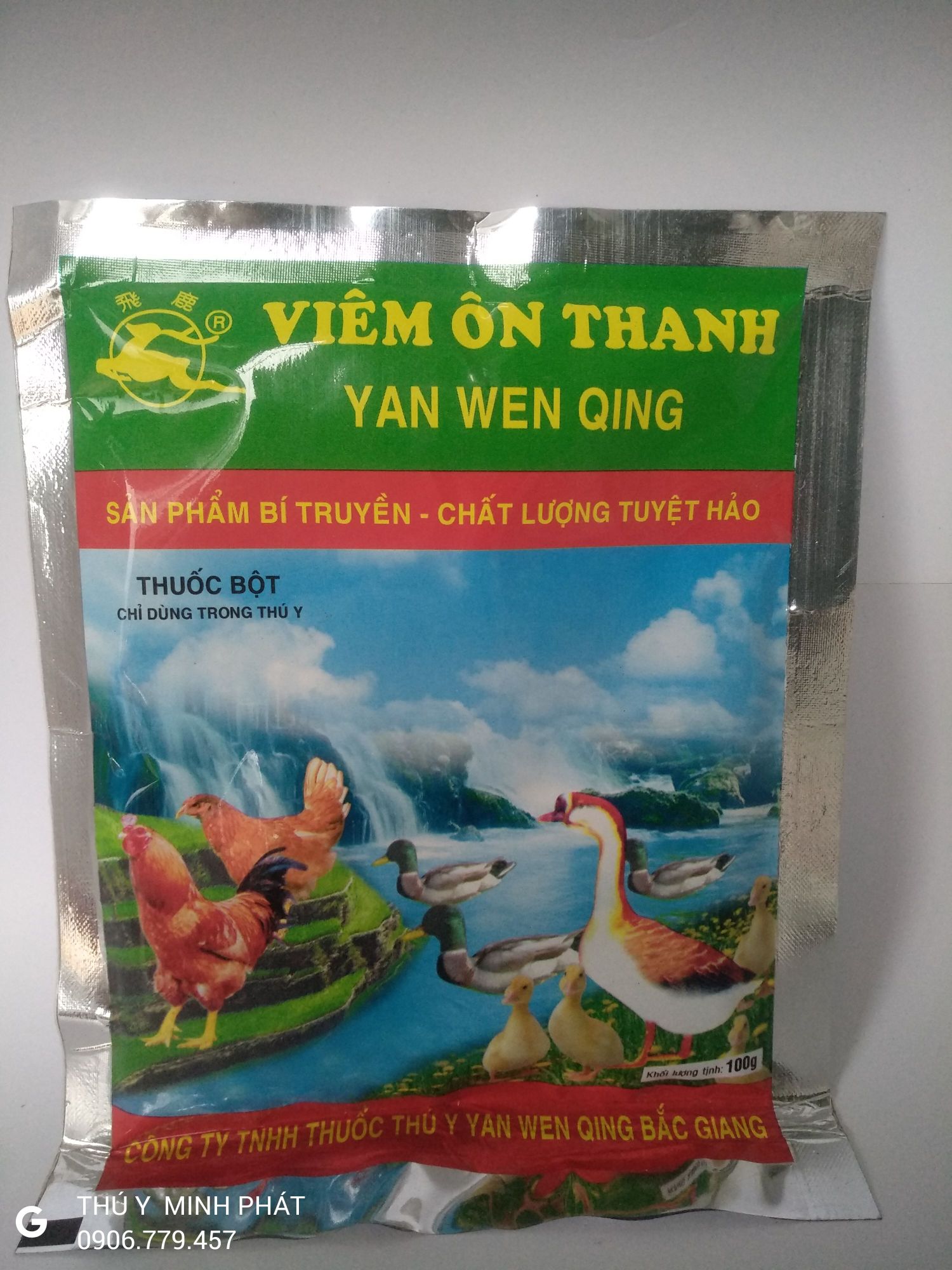 Viêm ôn thanh dạng bột gói 100g