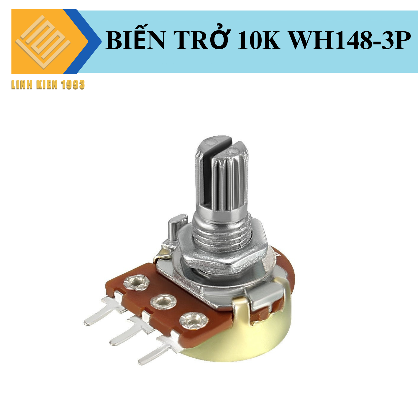 [ 2 CON ] Biến trở vặn volum WH148 10k 3 chân chiết áp