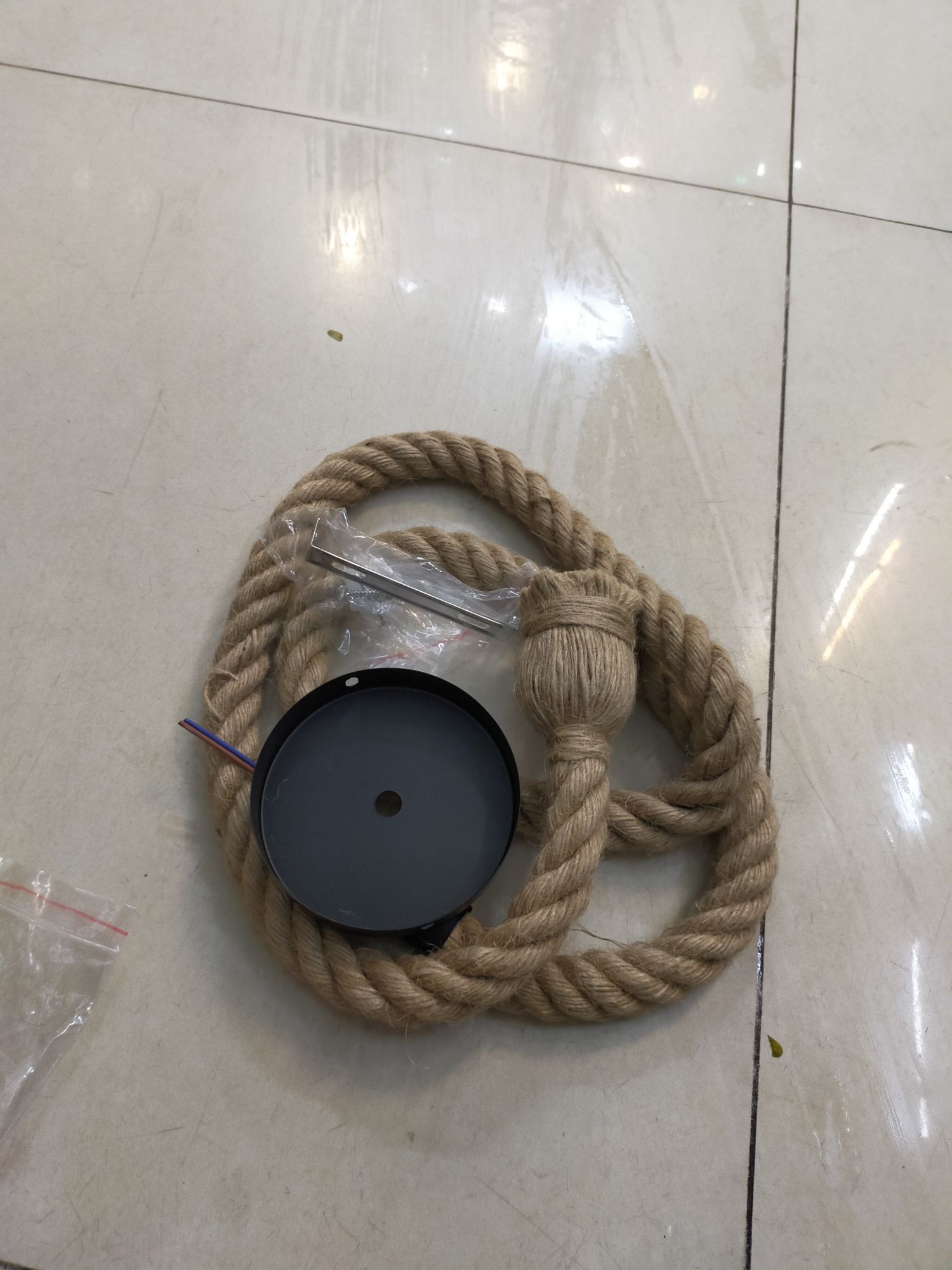 Thả dây thừng đơn 1m đui E27 phổ thông