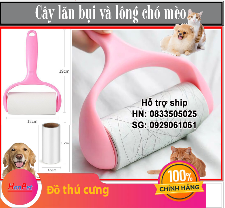 Lăn dính lông chó mèo lăn bụi