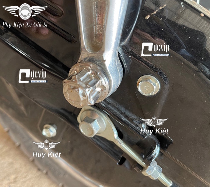 Combo 2 tán salaya inox 304 gắn cốt bánh xe, cốt phuộc, ốc chân phuộc ms3385