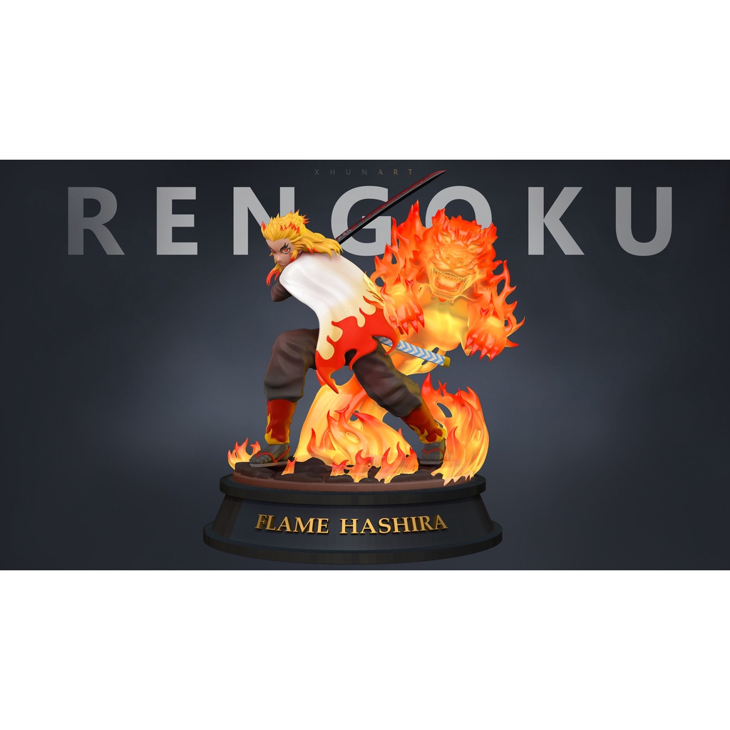File in 3D Demon Slayer - Kyojuro Rengoku