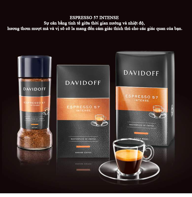 Cà phê hòa tan - Davidoff Café các loại lọ 100gram