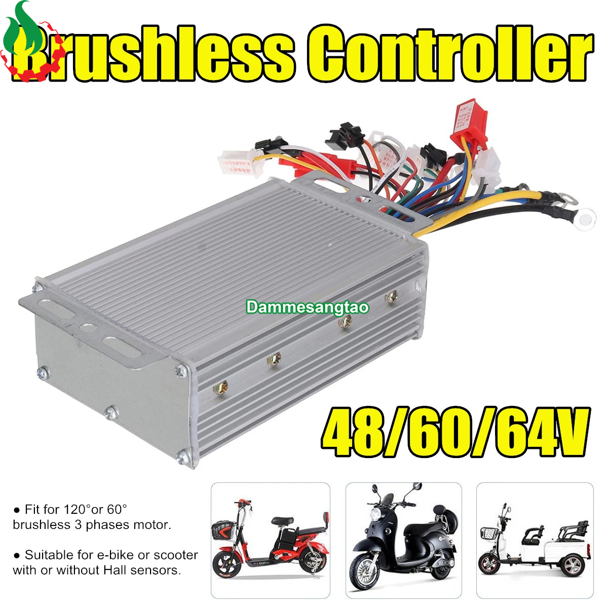 IC điều tốc xe điện đa năng 36V 48V 60V