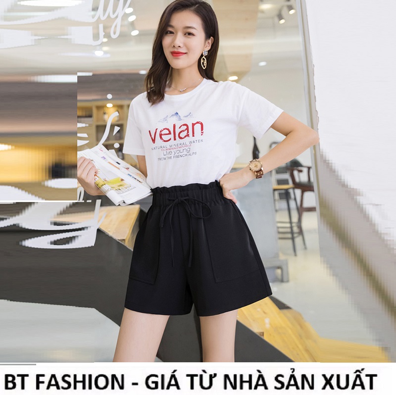 Quần Sọt Đùi Nữ Giả Váy Thời Trang Hàn Quốc Mới - BT Fashion (SO2-Nhúng Túi)