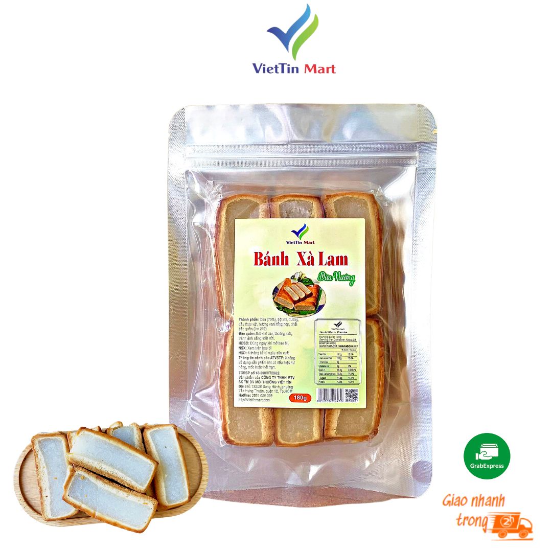 Bánh xà lam dừa nướng viettin mart 6 cái