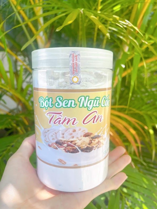 Bột Sen Ngũ Cốc Tâm An 500gr/Hũ