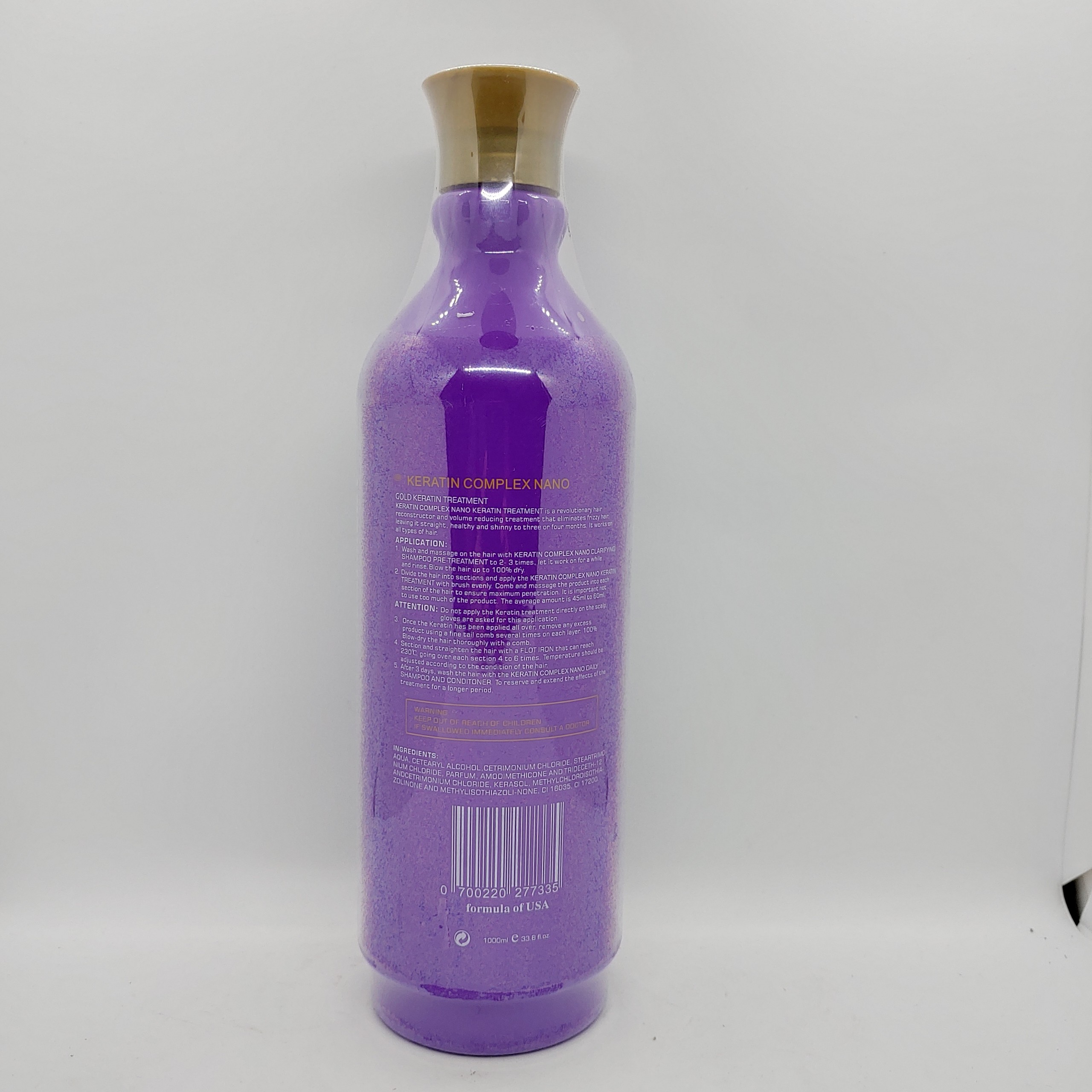 Hấp ủ tóc Keratin Nano Complex Mẫu Mới 1000ml