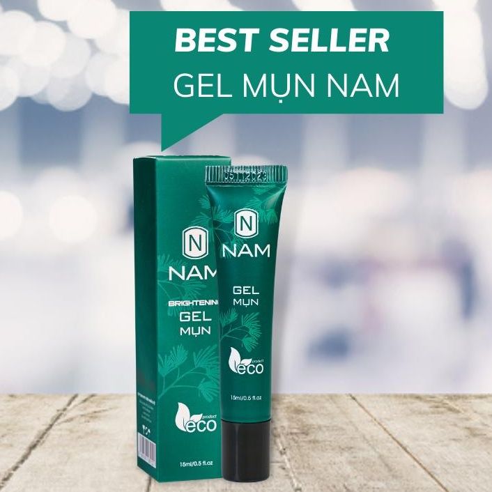 Gel mụn cho nam giới ECO Thiên Nhiên Việt xóa mụn thâm làm trắng da se khích lỗ chân lông 15ml