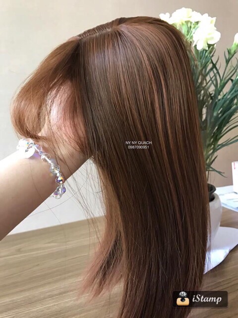 Tóc Che Hói Hàng Cao Cấp Có Da Đầu Đủ Màu Nhiều Độ Dài