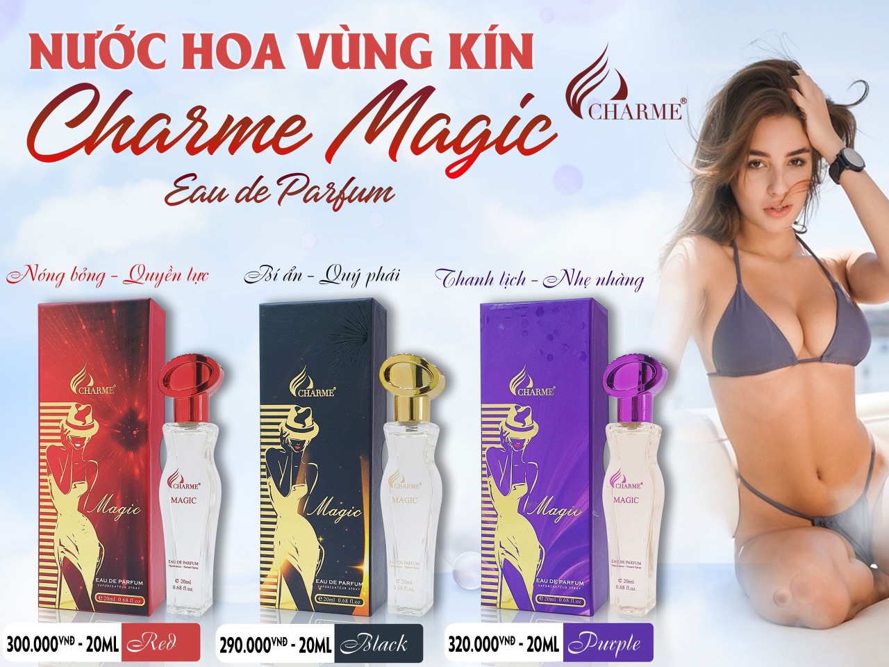 Nước hoa vùng kín magic 20ml