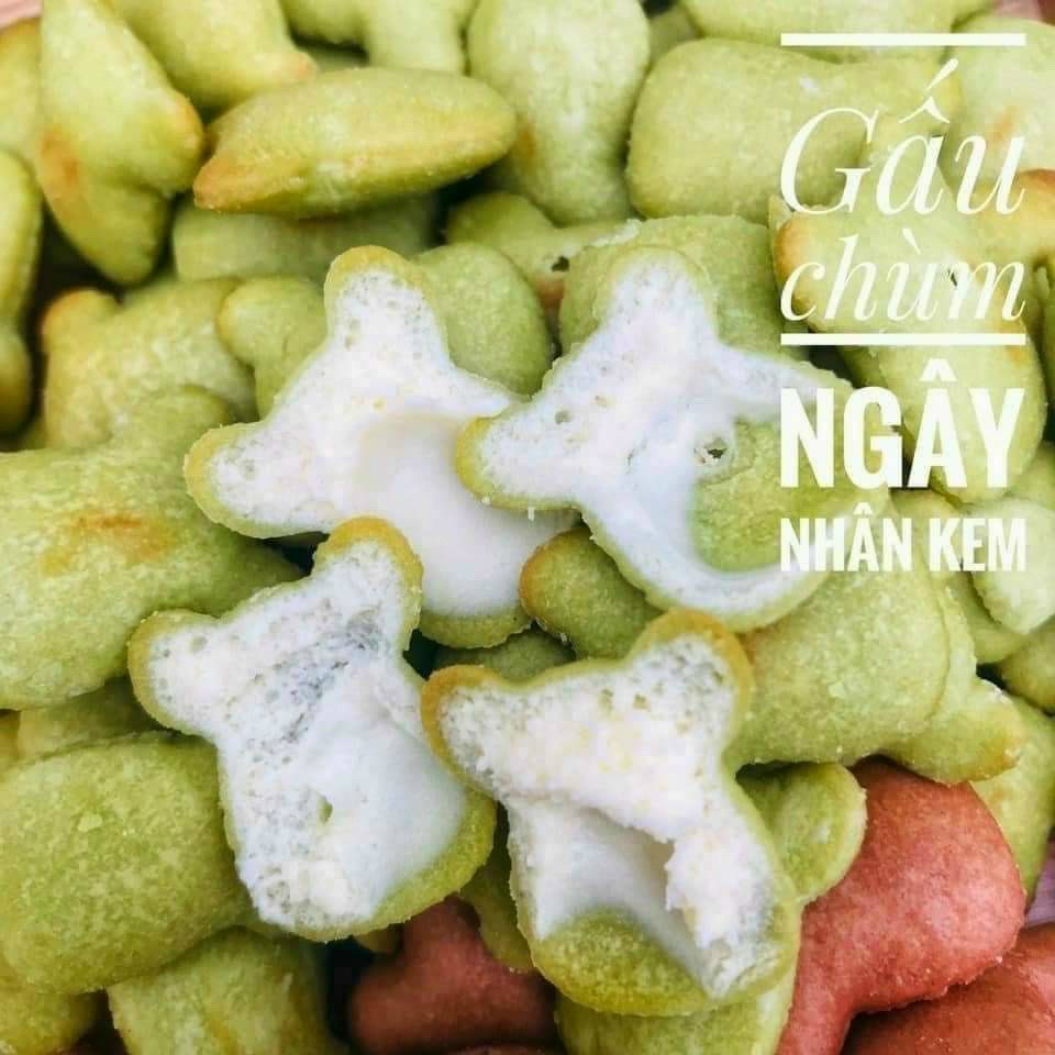 Bánh Gấu nhân kem ba tầng 400g