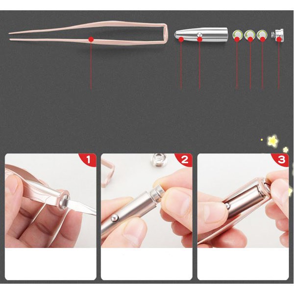 Đèn soi tai,ngoáy tai có đèn an toàn chuyên nghiệp bộ lấy ráy tai cho bé kèm hộp đựng sang trọng